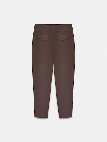 Dilvin Wide leg Pants in Brown