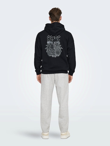 Only & Sons Sweatshirt 'ONSACDC' in Black
