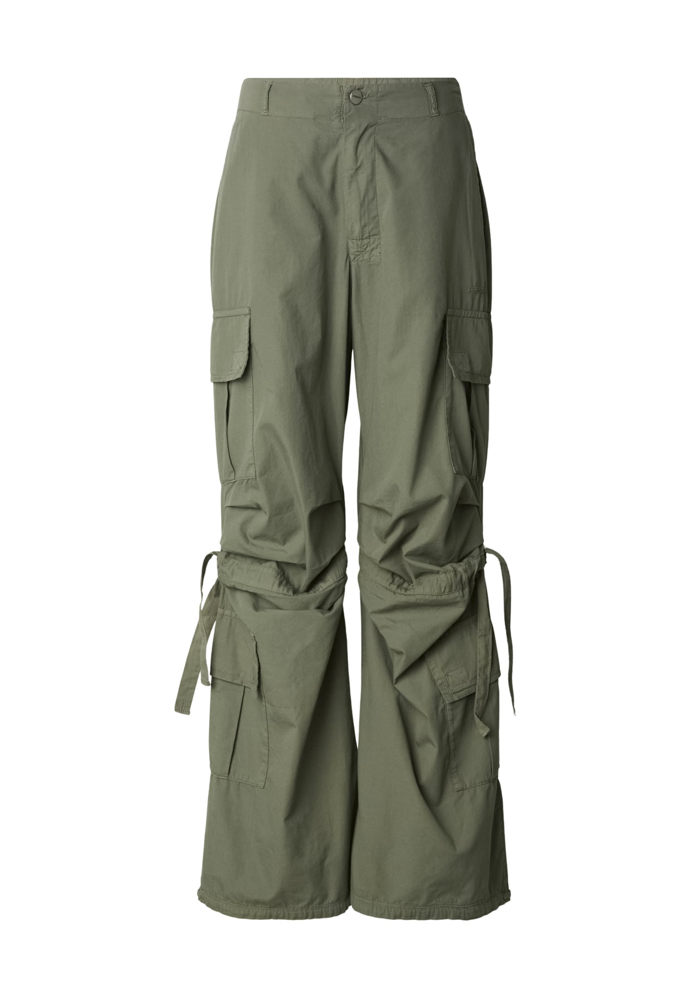 Freddy Loosefit Hose 'Britney' in Grün: Vorderseite