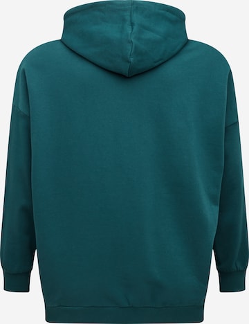 Noisy May CurveSweater majica 'Believe' - zelena boja