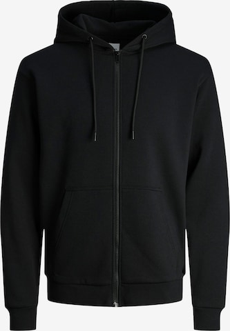 JACK & JONES Sweatjacke 'Bradley' in Schwarz: Vorderseite