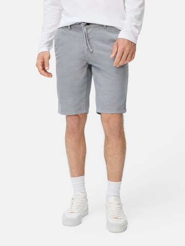 CAMEL ACTIVE Regular Relaxed Fit Shorts aus Baumwoll-Polyester-Mix in Blau: Vorderseite
