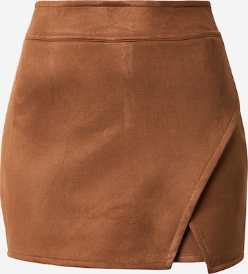 ABOUT YOU - Falda en marrón: frente