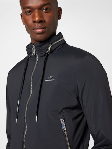 ARMANI EXCHANGE Between-Season Jacket 'Tessuto' in Black