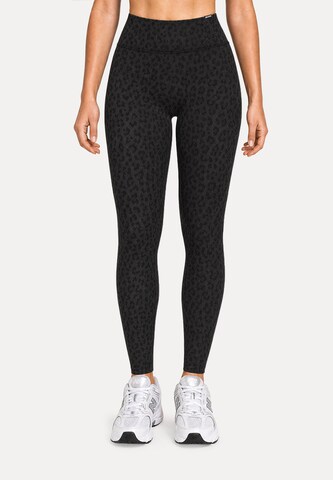 Smilodox Skinny Leggings ' Velvara ' in Black: front