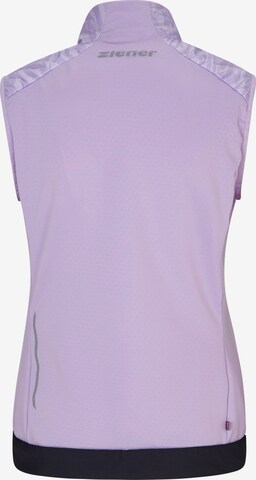 ZIENER Sports Vest 'NANJA' in Purple