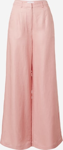 Wide Leg Pantalon minimum en rose : devant