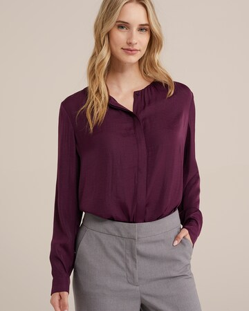 WE Fashion Блузка в Лиловый: спереди