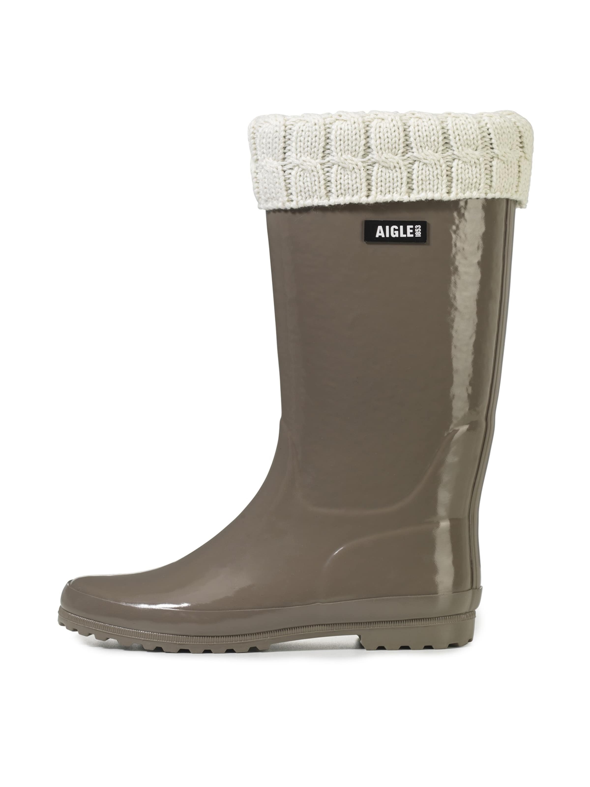 AIGLE - Botas camperas 'ELIOSA' en marrón: frente
