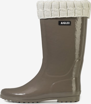 AIGLE - Botas camperas 'ELIOSA' en marrón: frente