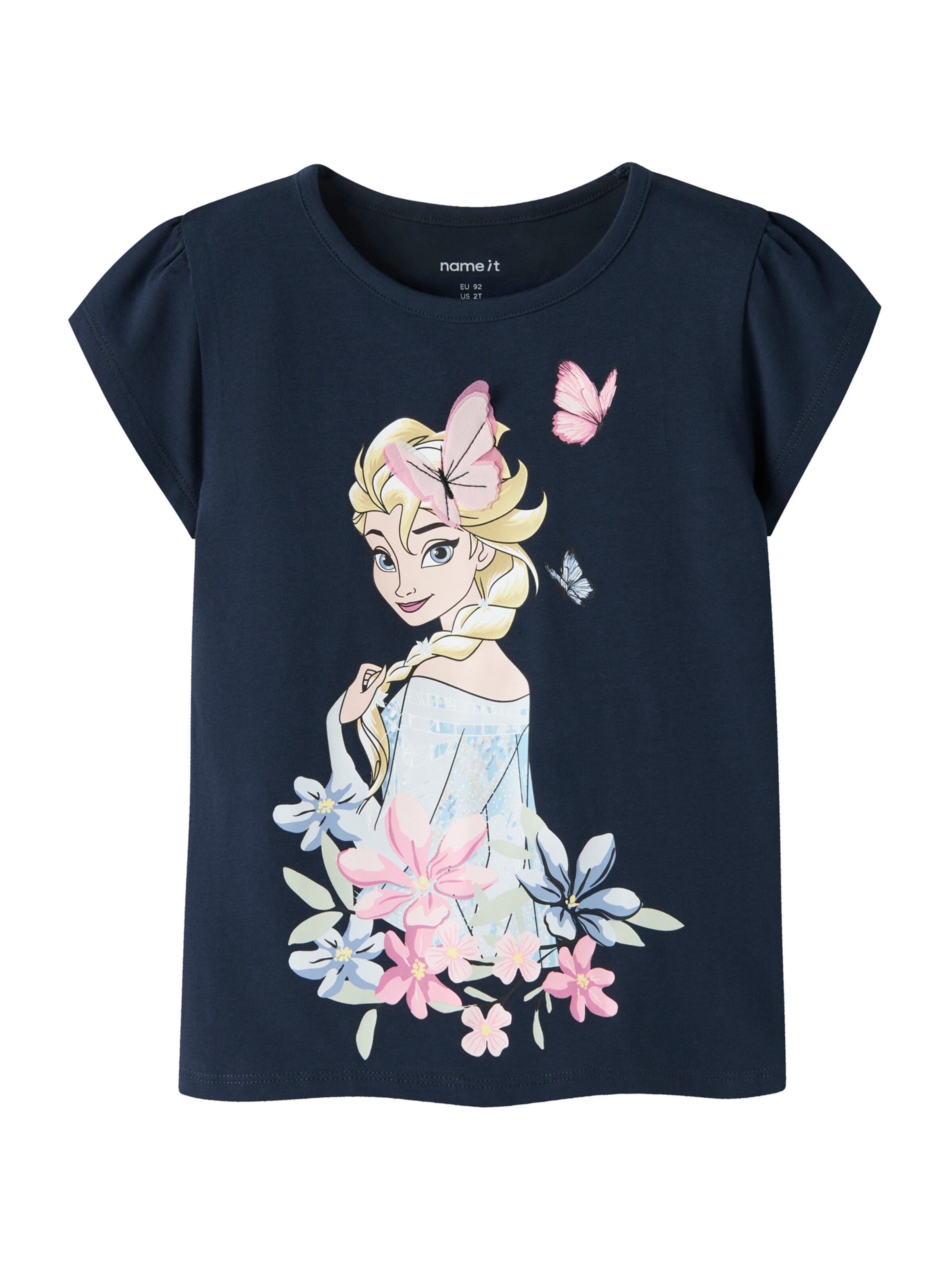 zils NAME IT T-Krekls 'NMFMERI FROZEN': no priekšpuses