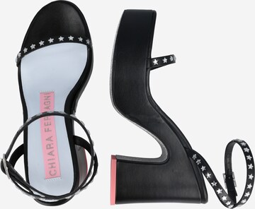 Chiara Ferragni Strap Sandals in Black