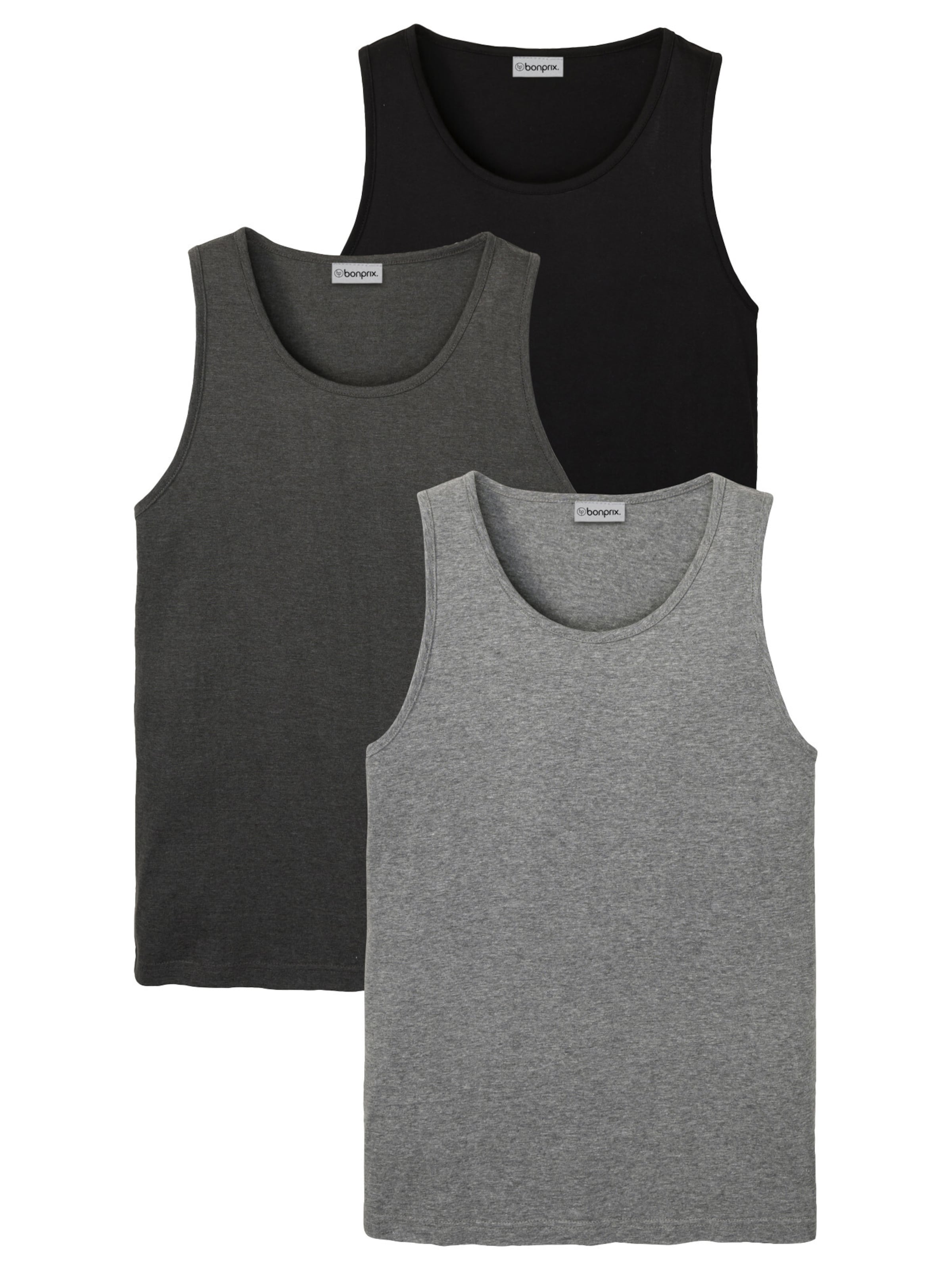 bonprix Shirt in Grey: front