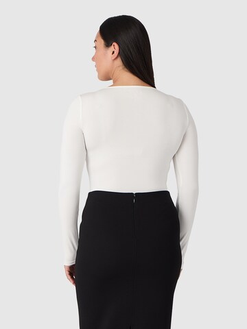Les Lunes Shirtbody 'Alena' i hvid
