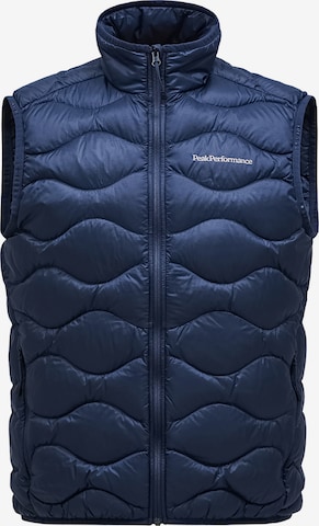 PEAK PERFORMANCE Bodywarmer in Blauw: voorkant