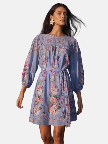 love & roses Mekko värissä sininen: etupuoli