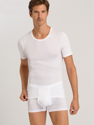 T-Shirt Hanro en blanc : devant