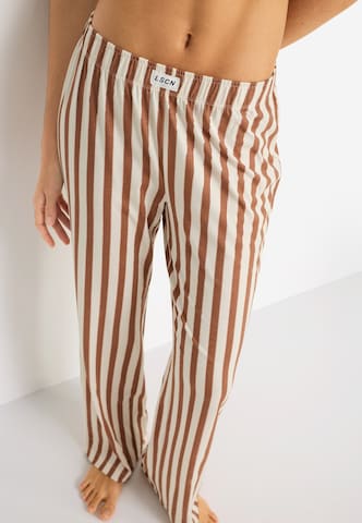 LSCN by LASCANA Пижамные штаны в Коричневый