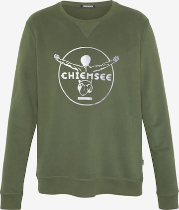 CHIEMSEE Regular Fit Sweatshirt in Grün: predná strana