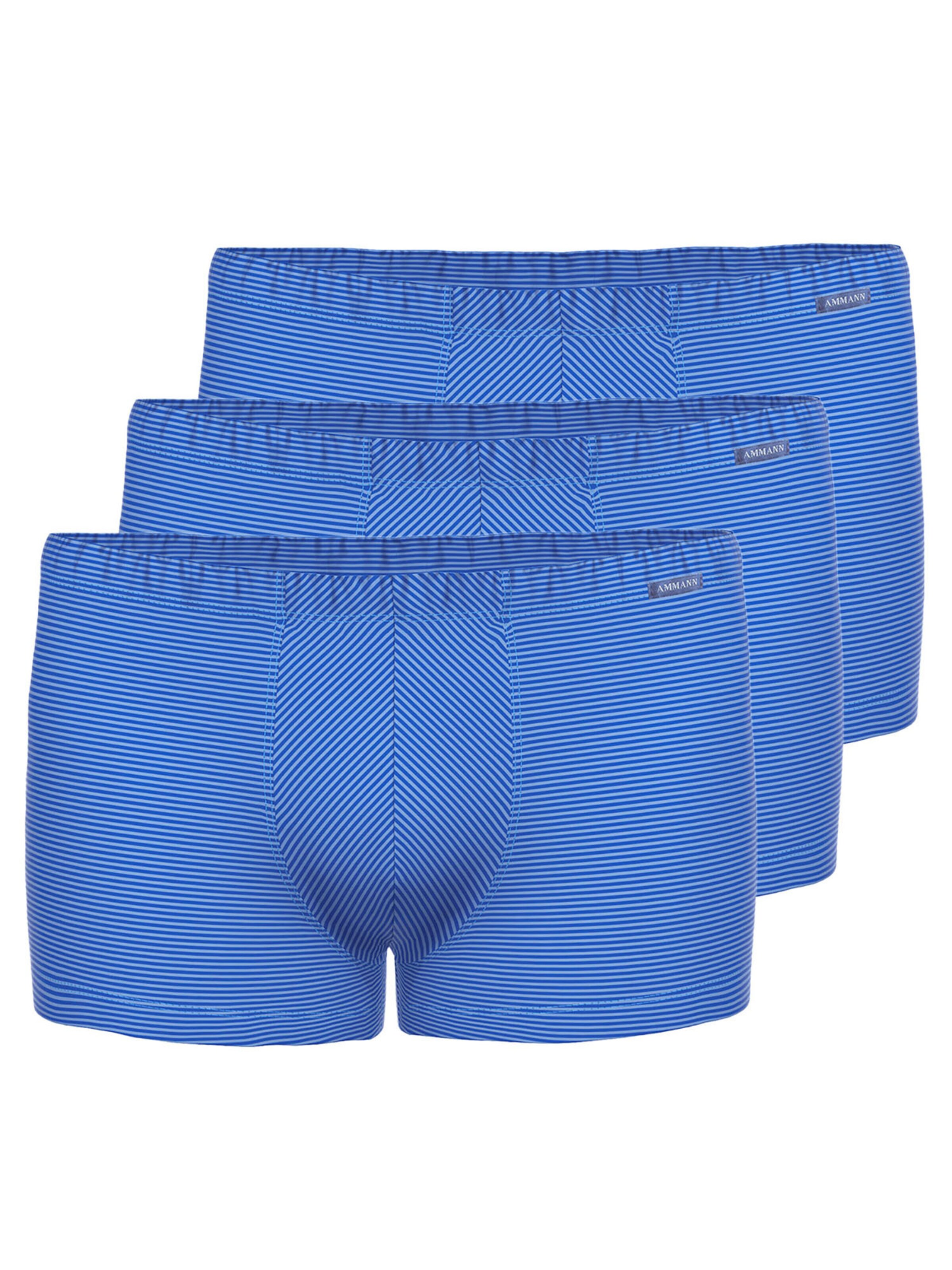 Ammann Boxer shorts 'Cotton & More' in Blue: front