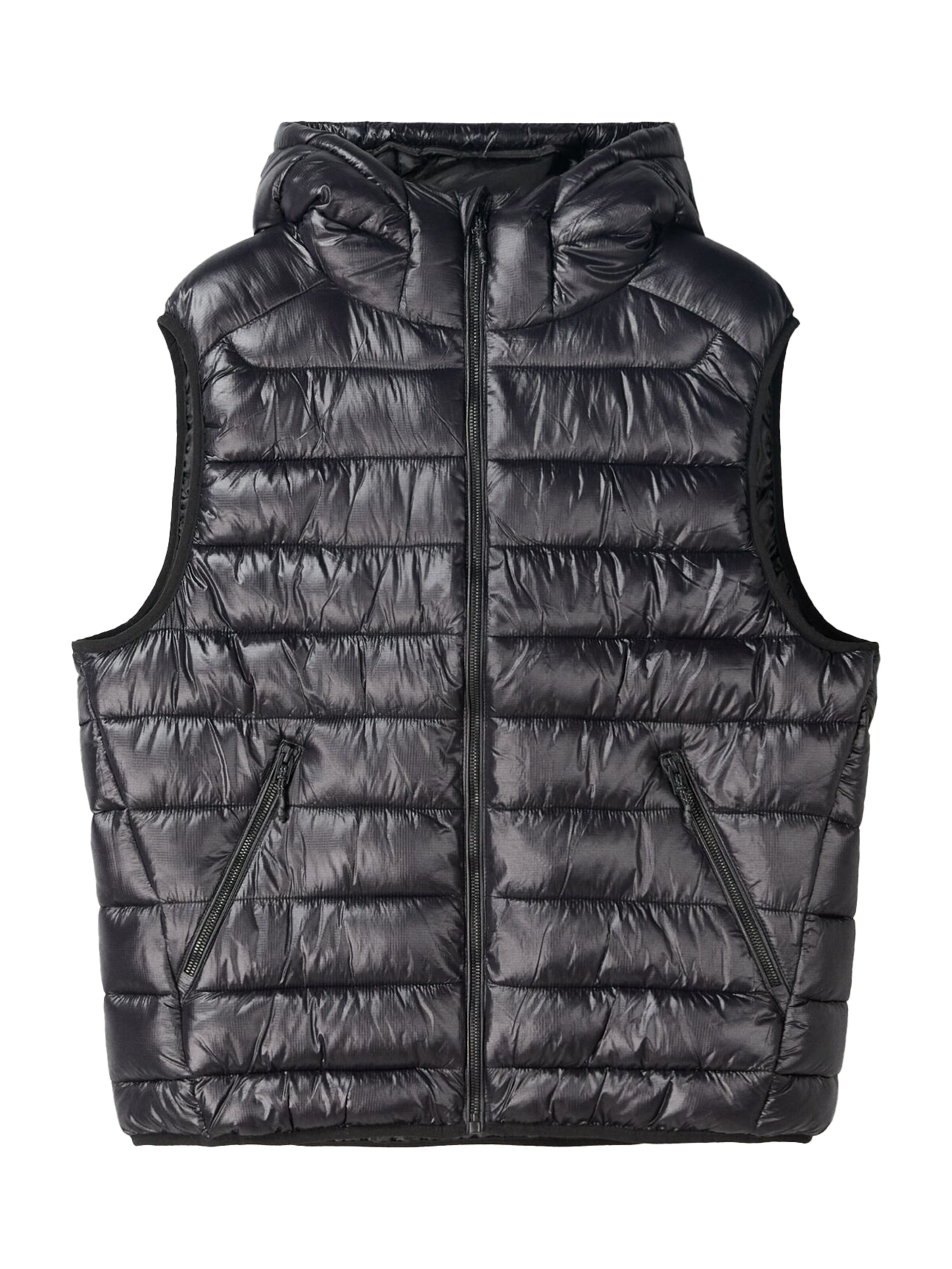 Bershka Vest in Black: front
