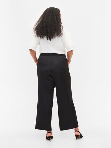 Zizzi - Pierna ancha Pantalón 'KIYA' en negro