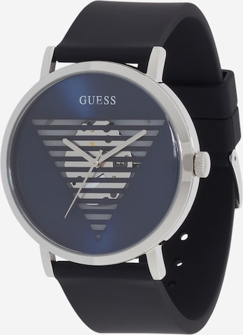 GUESS Analoginen kello 'IDOL' värissä musta: etupuoli