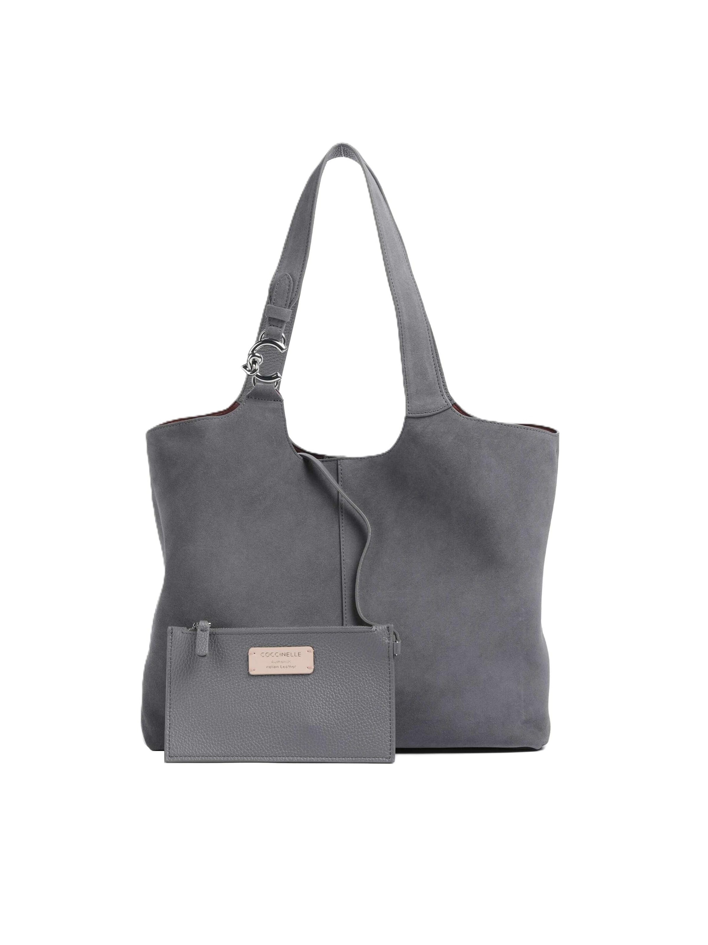 Borsa a spalla 'E1THE110101' di Coccinelle in grigio