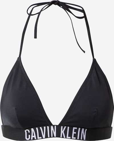 Calvin Klein Swimwear Bikini gornji dio u crna / bijela, Pregled proizvoda