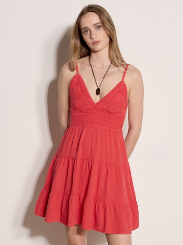 Apricot Jurk ' ' in Roze: voorkant
