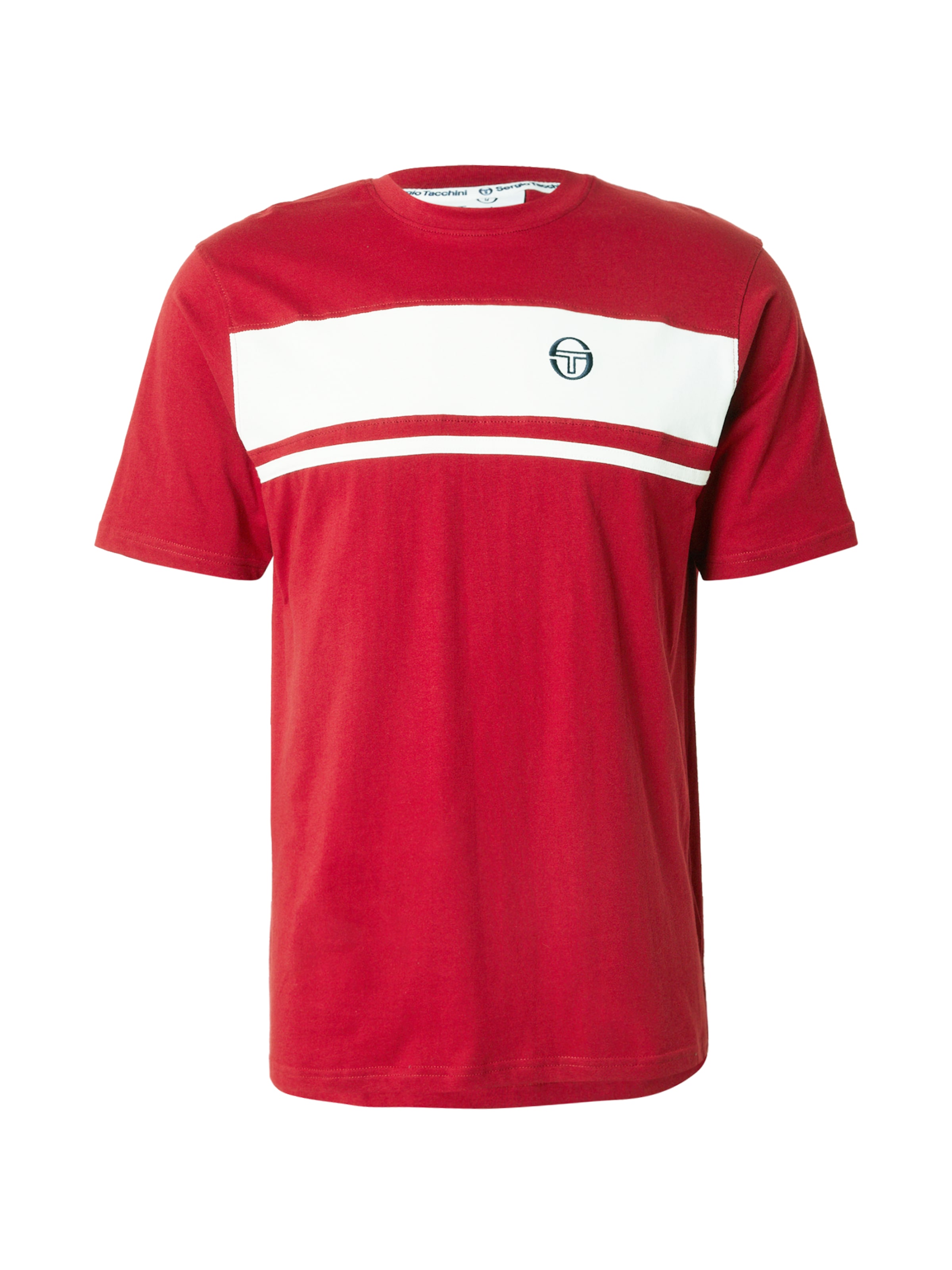 T-Shirt Sergio Tacchini en rouge : devant