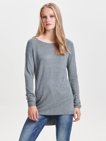 Pull-over 'Mila' ONLY en gris : devant