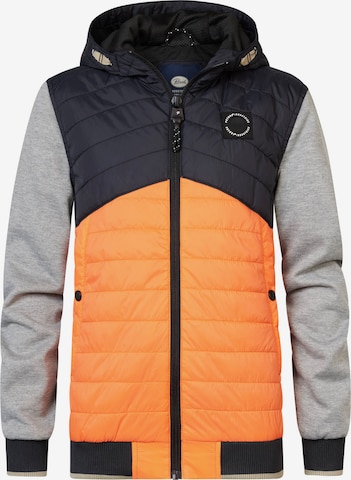 Petrol Industries Between-Season Jacket 'Latitude' in Orange: front