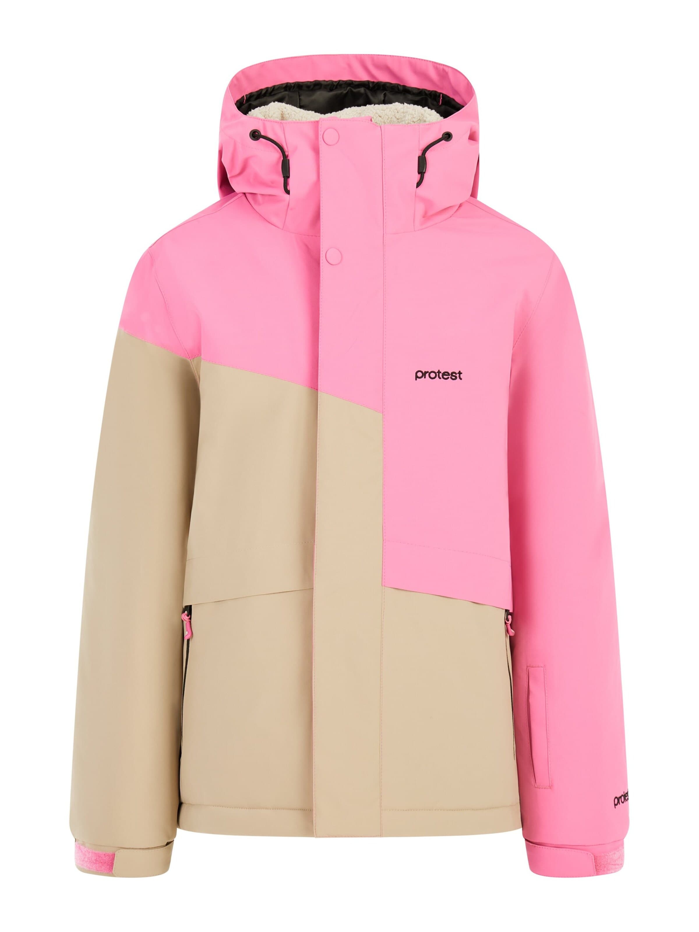 PROTEST Athletic Jacket 'PRTElodia JR' in Pink: front