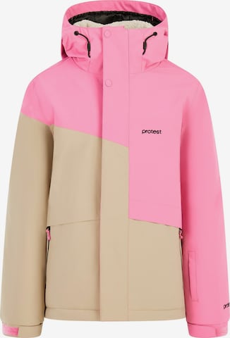 PROTEST Athletic Jacket 'PRTElodia JR' in Pink: front