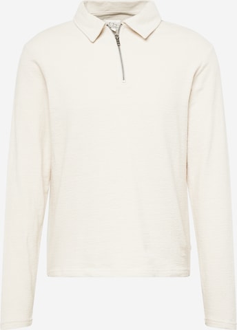 T-Shirt QS en blanc : devant