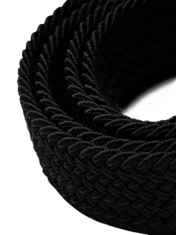 JACK & JONES Belt 'JACSPRING Braided' in Black