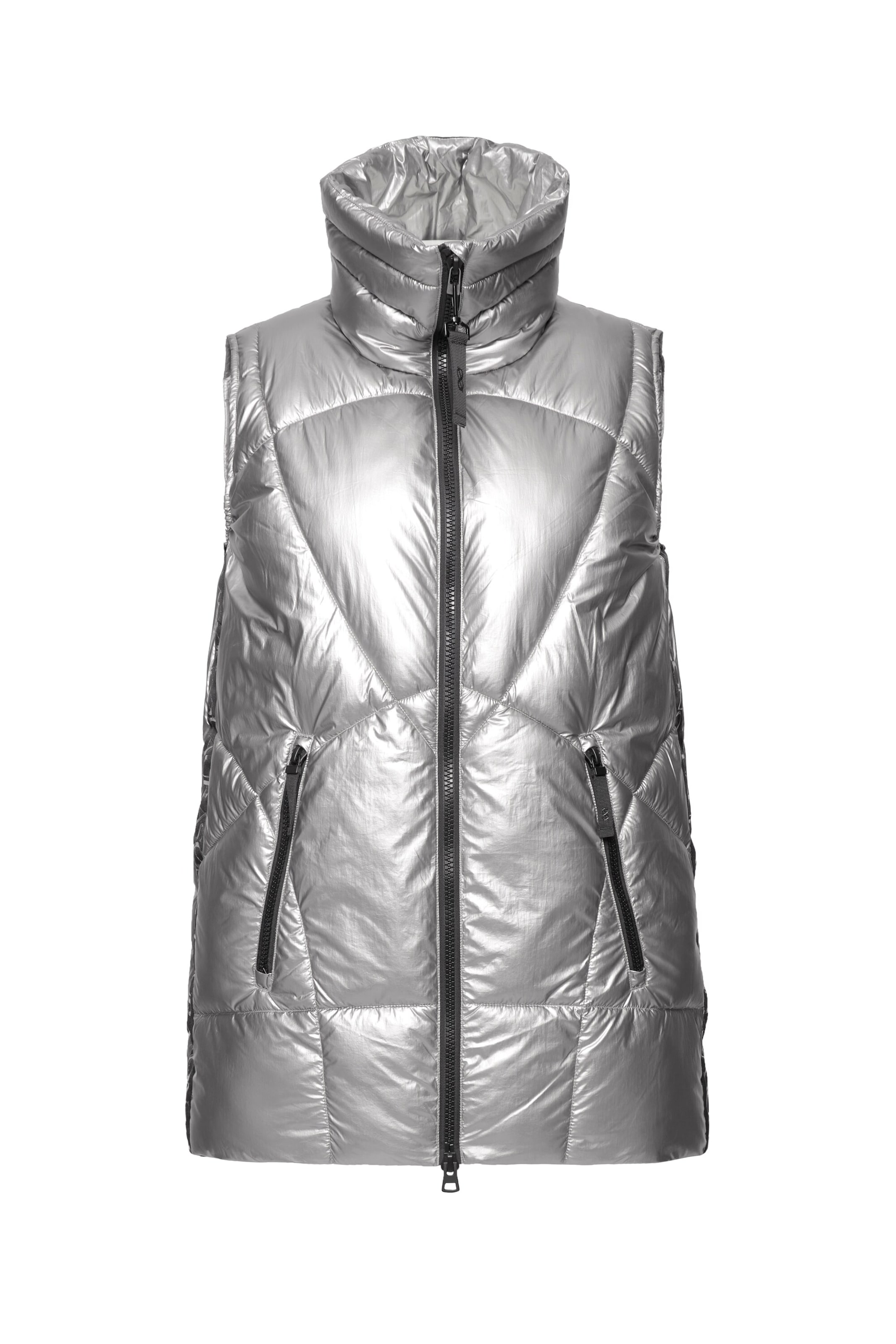 LAURASØN Weste in Silber: Vorderseite