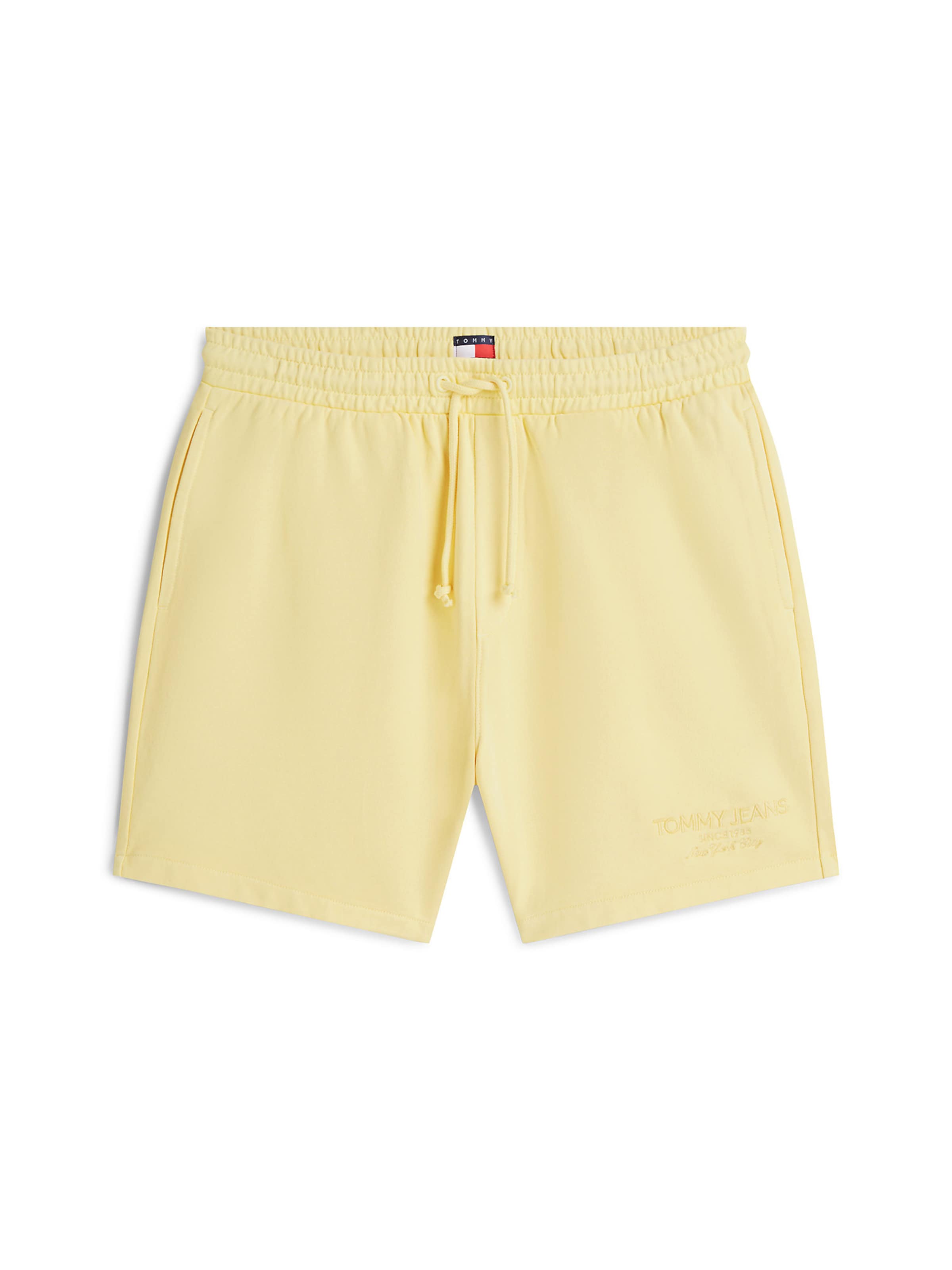 Tommy Jeans Pantalon en jaune citron, Vue avec produit