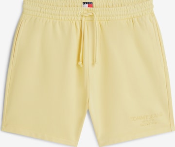 Pantalon Tommy Jeans en jaune : devant