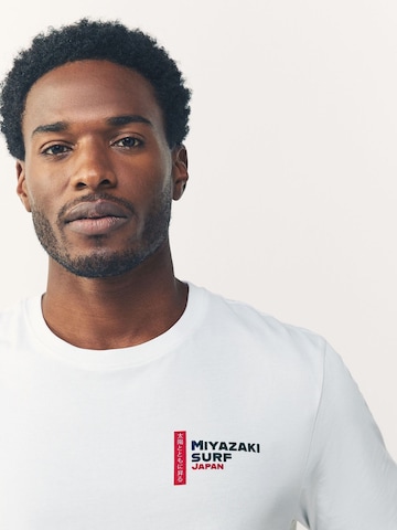 Next Shirt 'Japanese Surf' in Wit