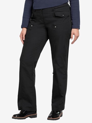 Regular Pantalon SHEEGO en noir : devant