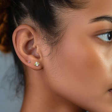 FIRETTI Piercingschmuck in Silber: Vorderseite