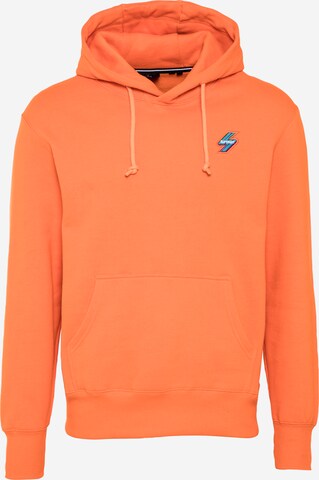 Sweat-shirt Superdry en orange : devant