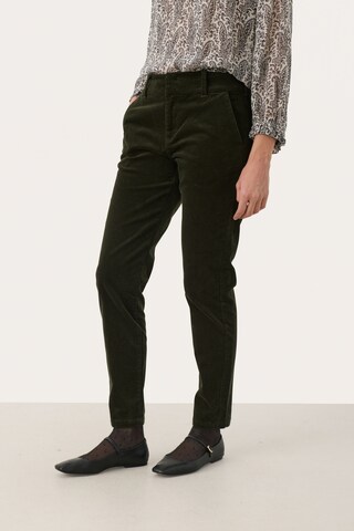 Effilé Pantalon 'Soffysa' Part Two en vert