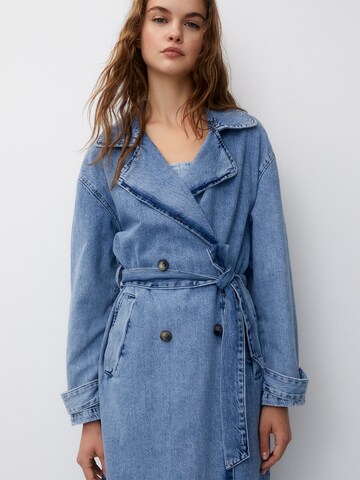 Pull&Bear Between-seasons coat in Blue