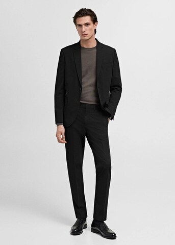 MANGO MAN Slimfit Hose 'Paris' in Schwarz