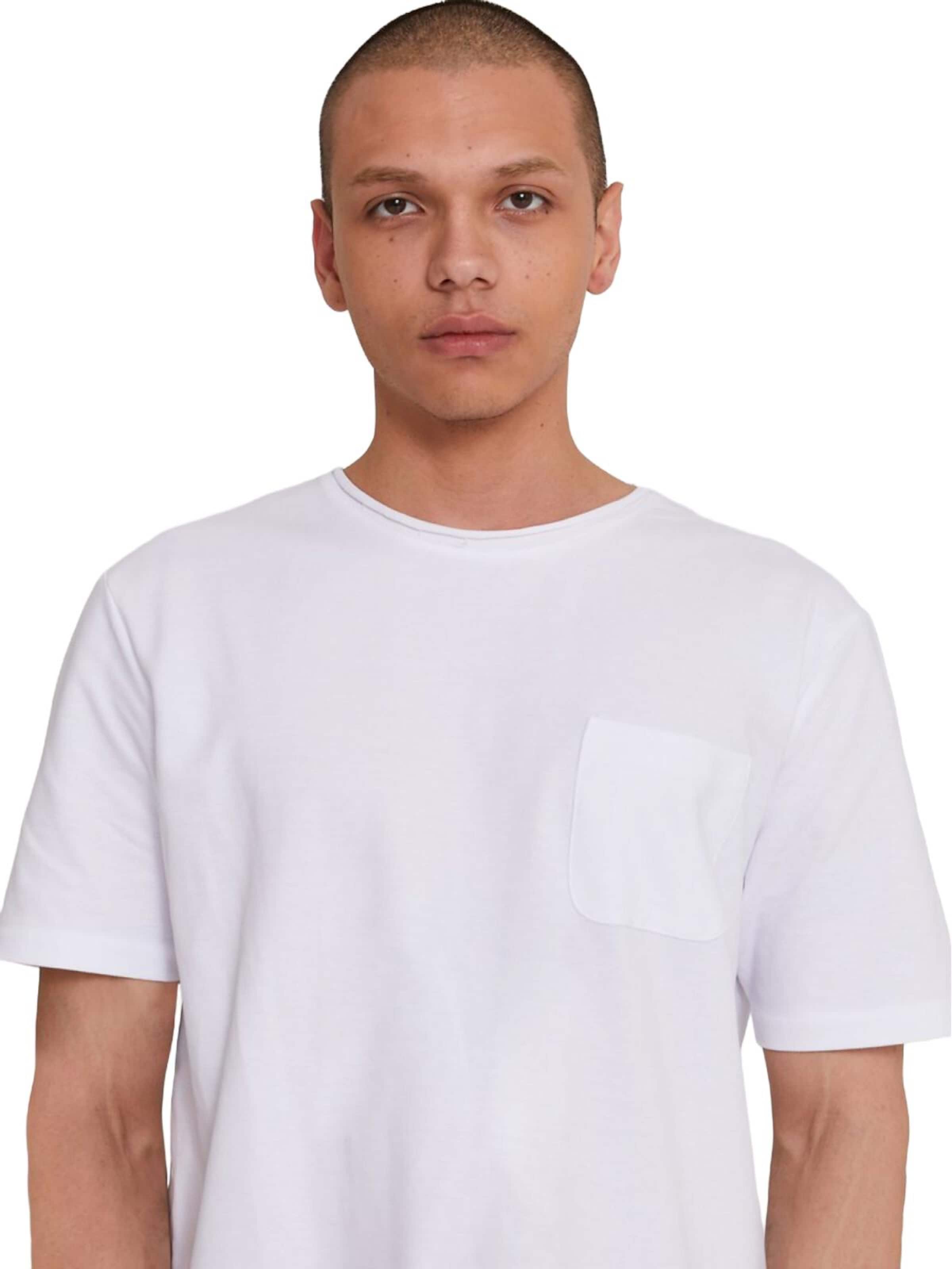 Maglietta 'LTB Jeans Herren-Piqué-T-Shirt' di LTB Jeans in bianco