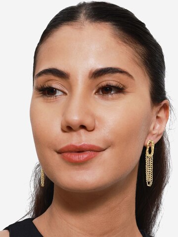 Boucles d'oreilles 'Vera' Heideman en or : devant