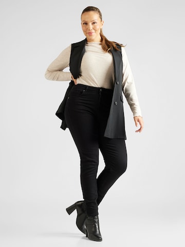 ABOUT YOU Curvy Skinny Jeans 'Helena' in Zwart